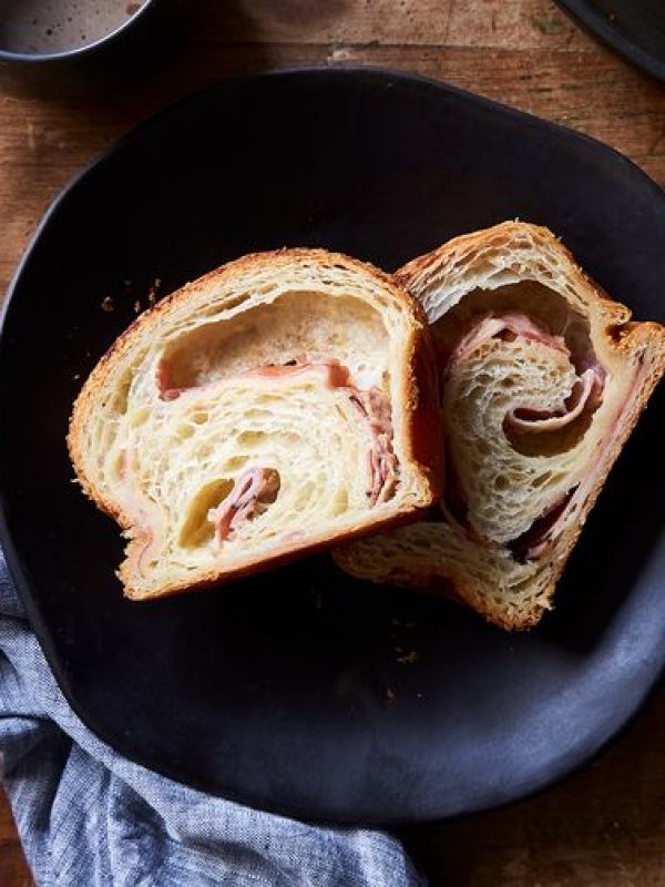 Ham and Cheese Croissant Loaf